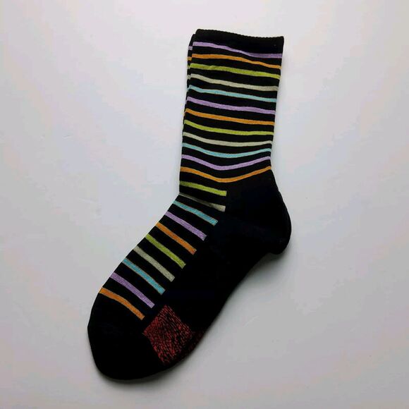 Voxx Life Stasis Neuro Socks Wellness Crew Stripes Size M (Wo 7.5-11, M 6-9) - Picture 3 of 4
